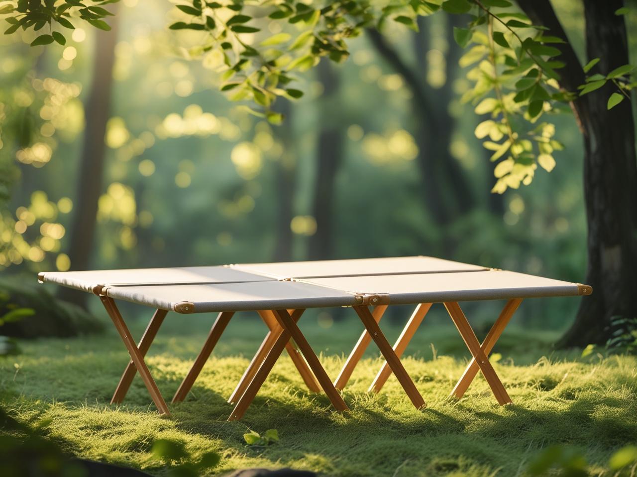 میز پارچه‌ای تاشو ۴ نفره |پرستیژ نیچر