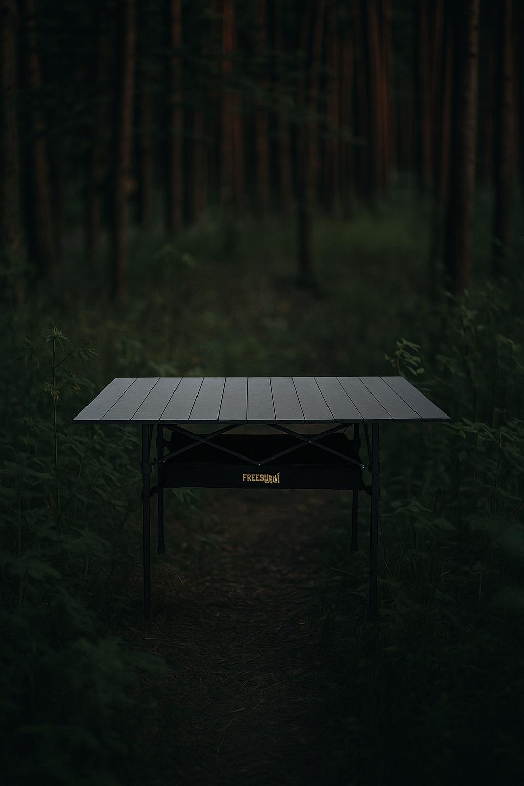 میز آلومینیومی سیلور تاشو 6 نفره پرستیژنیچر