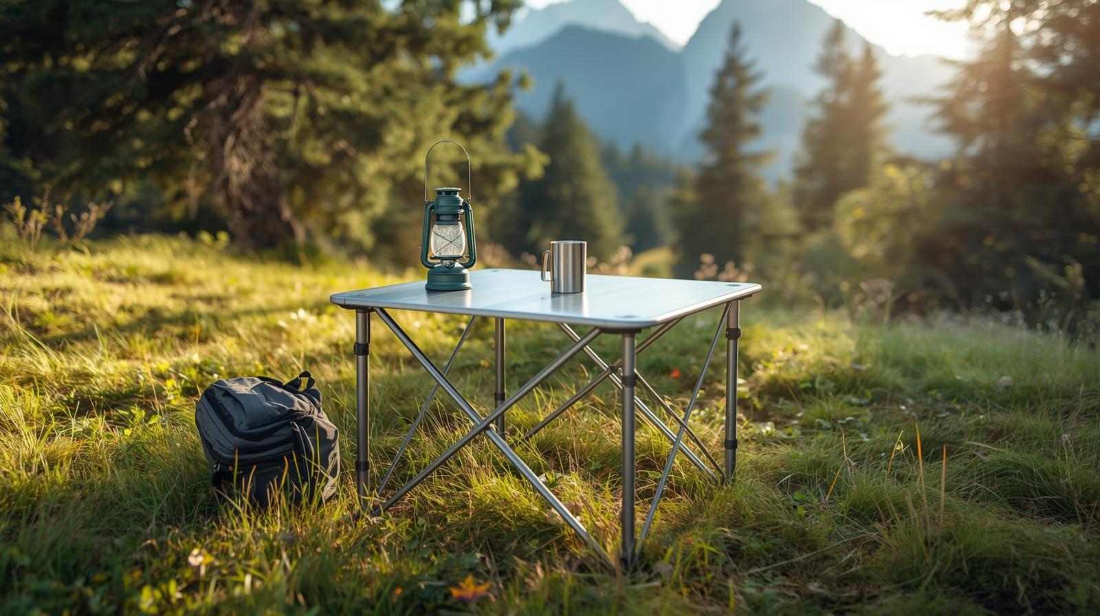 میز آلومینیومی برای تعطیلات نوروز از برند پرستیژ نیچر